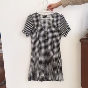 Black and White Gingham Dress